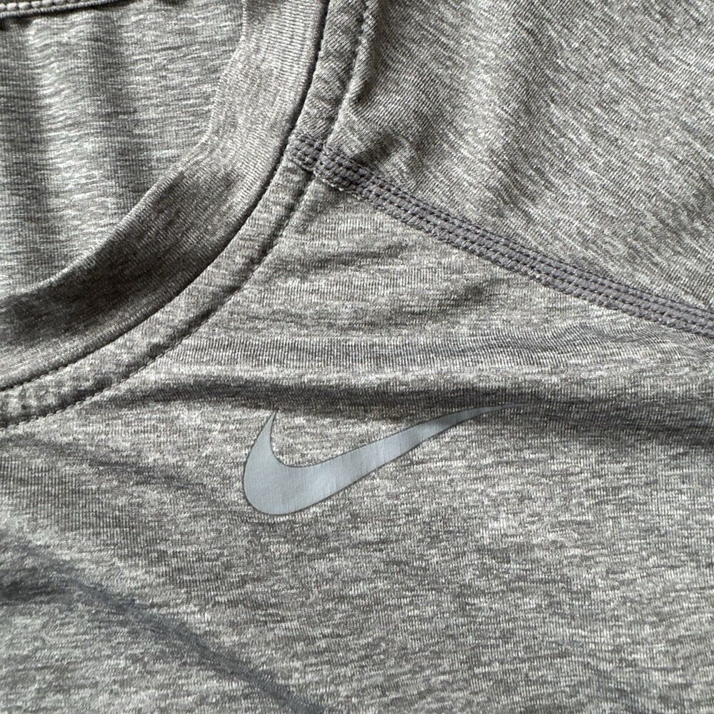 Nike Pro Combat Dri-Fit Fitted Sleeveless T Shirt Grey Athletic Mens Medium - Picture 4 of 9